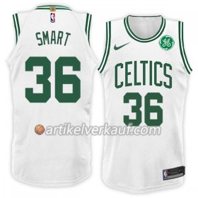 NBA Boston Celtics Trikot Marcus Smart 36 Nike 2017-18 Weiß Swingman - Herren